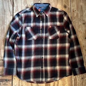 NWT The American Outdoorsman Mid-Weight Button Down Flannel L